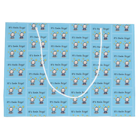 Es ist ein Geschenkwrap für zwei Jungs, der für Zw Große Geschenktüte (Rückseite)