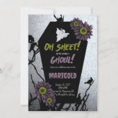 Es ist ein Ghoul Coffin Halloween Baby Shower Invi Einladung (Vorderseite)