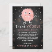 Es ist ein Ghoul! Kleine Monster Halloween Kinderd Dankeskarte (Vorderseite)