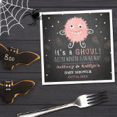 Es ist ein Ghoul! Kleine Monster Halloween Kinderd Serviette