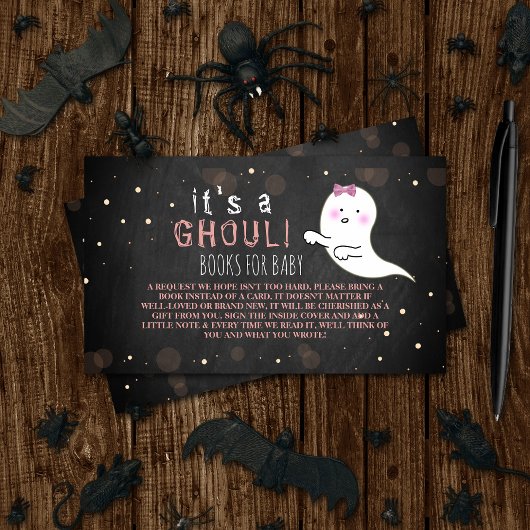 Es ist ein Ghoul! Little Spirit Halloween Baby Dus Begleitkarte