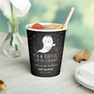 Es ist ein Ghoul! Little Spirit Halloween Baby Dus Pappbecher