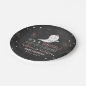 Es ist ein Ghoul! Little Spirit Halloween Baby Dus Pappteller (Schrägansicht)