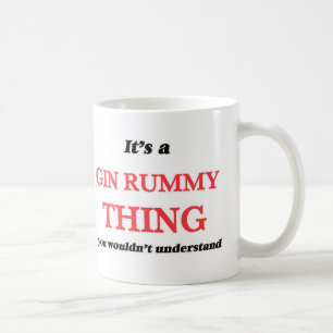 Es ist ein Gin-Rummy-Ding, das man nicht verstehen Kaffeetasse