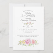 Es ist ein Girl Baby Shower Teddy Bear HoneyBee In (Rückseite)