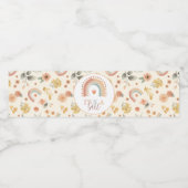 Es ist ein Girl Boho Rainbow Water Bottle Label - Wasserflaschenetikett (Einzelnes Label)