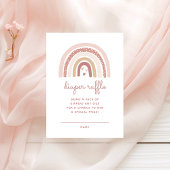 Es ist ein Girl-Boho-Regenbogen-Windeln Begleitkarte