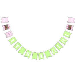 Es ist ein Girl Bunting Banner