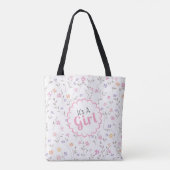 Es ist ein Girl Floral anpassbar Tasche (Rückseite)