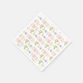 Es ist ein Girl New Baby Paper Napkin Serviette (Ecke)