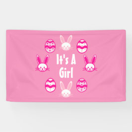 Es ist ein Girl-Ostern Banner