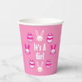 Es ist ein Girl-Ostern Pappbecher (Vorderseite)