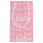 Es ist ein Girl Pink Baby Dusche Party Kleine Geschenktüte (Vorderseite)