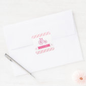 Es ist ein Girl Pink Baby Shower Stickers (Umschlag)