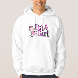 Es ist ein Girl Pink Text mit Baby Hooded Sweatshi Hoodie