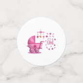 Es ist ein Girl Table Confetti Konfetti (Klein Vorderseite)