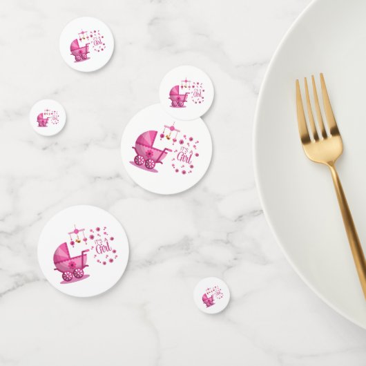 Es ist ein Girl Table Confetti Konfetti (Gruppe)