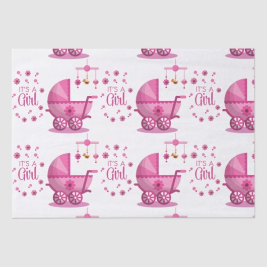 Es ist ein Girl Tissue Seidenpapier (Vorderseite)