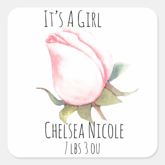 Es ist ein Girl-Umschlag Aufkleber (Vorderseite)