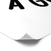 Es ist ein Gouda Day Funny Cheese Pun Poster (Ecke)