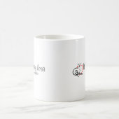 Es ist ein Grauzone-Logo - weit Kaffeetasse (Mittel)