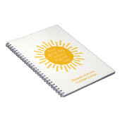 Es ist ein "Great Day Sun Gratitude Journal" Notizblock (Rechte Seite)