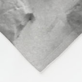 Es ist ein grobes, horizontal gezogenes Mauermuste Fleecedecke (Ecke)