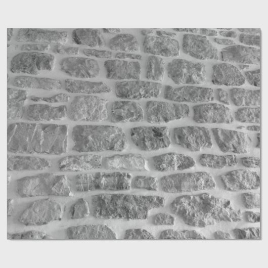 Es ist ein grobes, horizontal gezogenes Mauermuste Geschenkpapier (Flach)