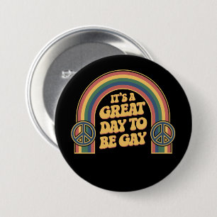 Es ist ein großartiger Tag, um schwul zu sein, LGB Button