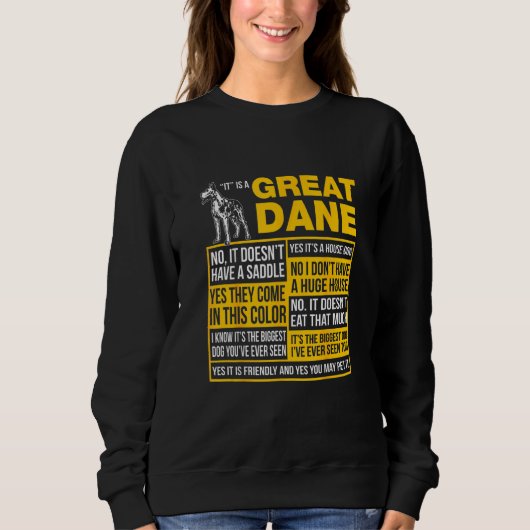 Es ist ein großes Ding Sweatshirt (Vorderseite)