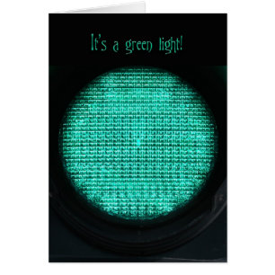 Es ist ein grünes Licht