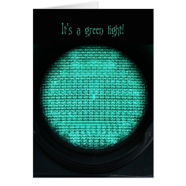 Es ist ein grünes Licht (Vorne)