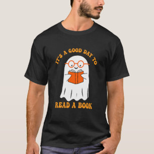 Es ist ein guter Tag, ein Buch zu lesen, in dem ei T-Shirt