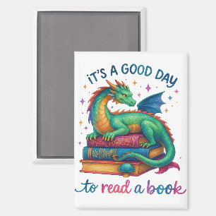 Es ist ein guter Tag, ein Buch zu lesen Magnet