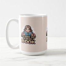 Es ist ein guter Tag, eine Tasse zu lesen