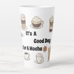 Es ist ein guter Tag für einen Mokka Milchtasse