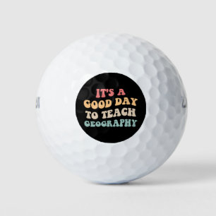 Es ist ein guter Tag, Geografie II zu unterrichten Golfball