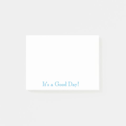 Es ist ein guter Tag! Post-it Klebezettel (Vorderseite)