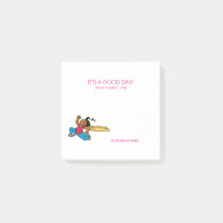 ES IST EIN GUTER TAG! POST-IT KLEBEZETTEL