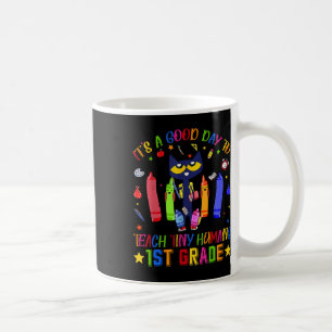 Es ist ein guter Tag, um kleinen Menschen die 1. K Kaffeetasse