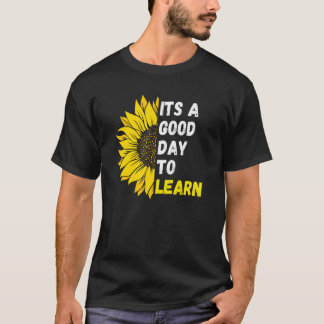 Es ist ein guter Tag, um Lehrer im Retro zu lernen T-Shirt