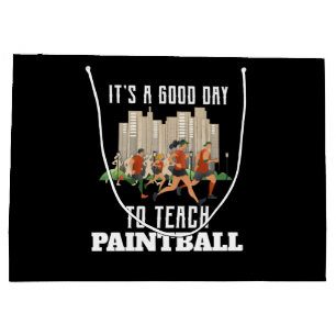 Es ist ein guter Tag, um Paintball zu unterrichten Große Geschenktüte