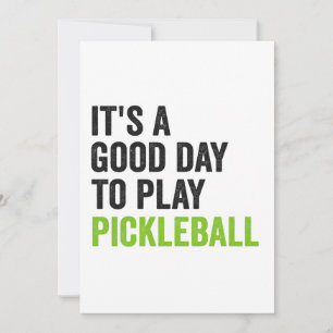 Es ist ein guter Tag, um Pickleball-Dinking-Sport  Einladung