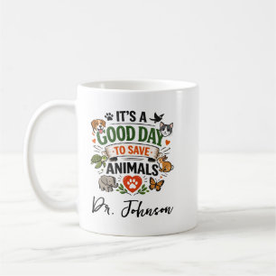 Es ist ein guter Tag, um Tiere zu retten Tag des Kaffeetasse