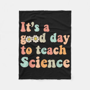 Es ist ein guter Tag, Wissenschaft und Funny Scien Fleecedecke