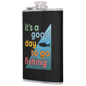 Es ist ein guter Tag zum Angeln Flachmann (Links)