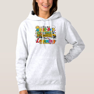 Es ist ein guter Tag zum Lernen Schulbus Kinder Hoodie