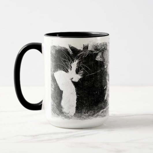 Es ist ein gutes Leben, eine Katze-Tasse zu sein Tasse (Links)