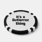 Es ist ein Gutierrez-Ding Pokerchips (Einzeln)