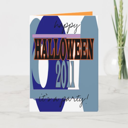 Es ist ein Halloween-Party Einladung (Vorderseite)